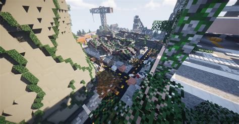 Abandoned Industrial Area Minecraft Map