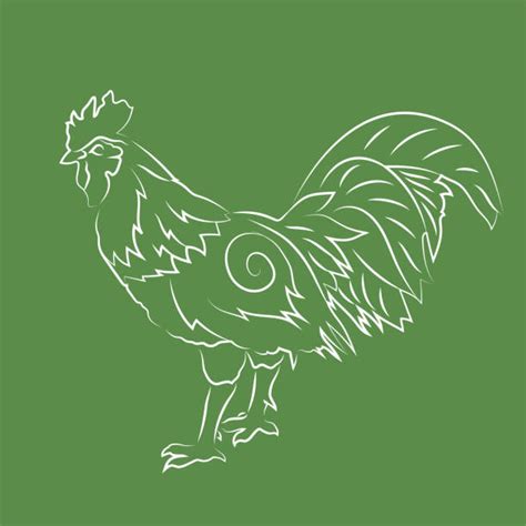 210 Rooster Outline Drawing Pictures Stock Illustrations Royalty Free Vector Graphics And Clip
