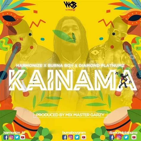 New Audio Harmonize Ft Diamond Platnumz And Burna Boy Kainama Download