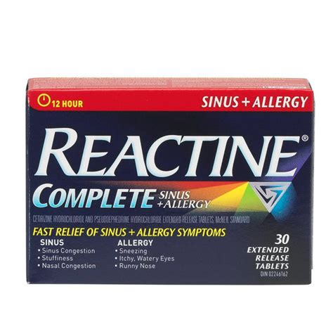Reactine Complete Sinus & Allergy - ProMed Pharmacy