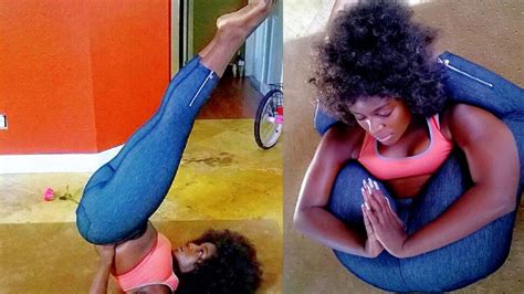 Amara La Negra Yoga Selfies Have Me In Awe Fine Singer Is So Flexible Lhhmia Lhhmiami Youtube