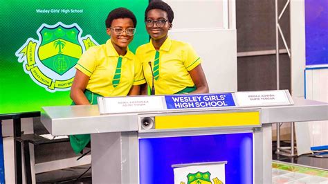 Wesley Girls High School Qualifid To The Quarter Finals Of Nsmq 2023 At