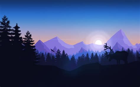 1440x900 Firewatch Minimalism 1440x900 Resolution Hd 4k Wallpapers