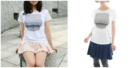 Japan Is Now Selling A T Shirt That Makes Your Breasts Look Bigger