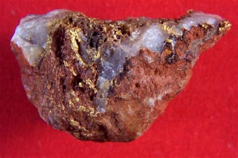 Australia Gold Vein In Quartz Specimen With Images Natural Gold