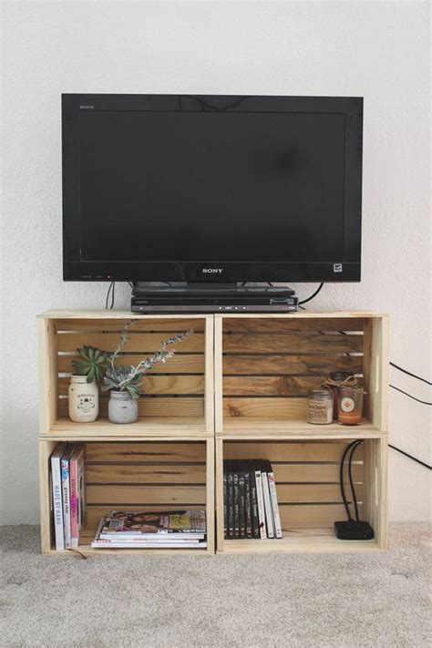 Wohnung zum kauf in andernach. DIY Crate TV Stand — Cashmere & Plaid | Wohnungsdekoration ...