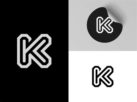 Letter K Monogram Logo By Sabuj Ali On Dribbble