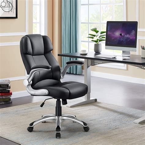 Tribesigns Ergonomic High Back Big And Tall Pu Leather Office Chair Large