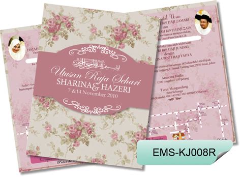 Contoh kad kahwin ini khas saya tujukan kepada siapa yang memerlukan. Eimo's Design Kad Kahwin - Kad Kahwin di Shah Alam, Selangor