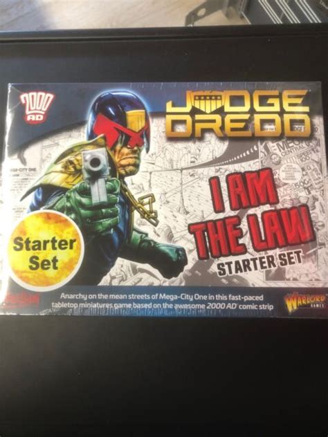 Judge Dredd I Am The Law Starter Set Warlord Games Complete Ad For Sale Online Ebay
