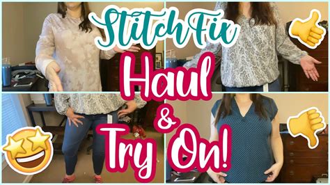 stitch fix haul and try on 2021 andrea shaenanigans youtube