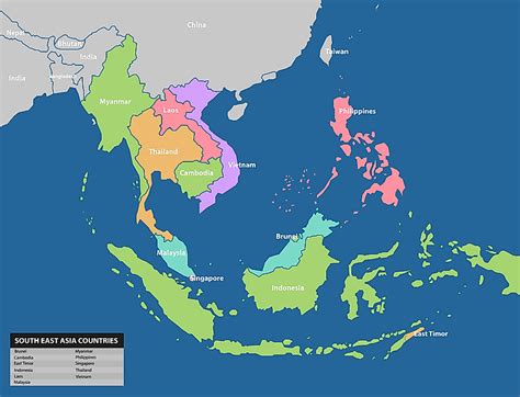 Detailed Political Map Of Southeast Asia Southeast As Vrogue Co