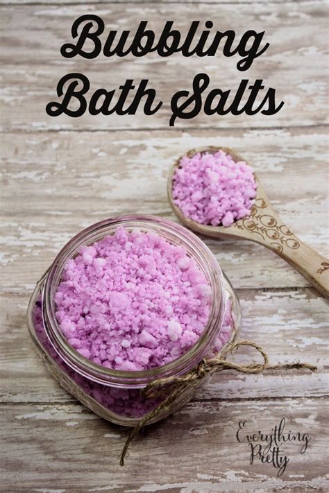 A warm bath is perfect for soaking in a salt bath also helps to improve our overall immunity and balance our alkaline / acid levels. RESCUE Yourself With a Bubbling Bath Salts Recipe ...