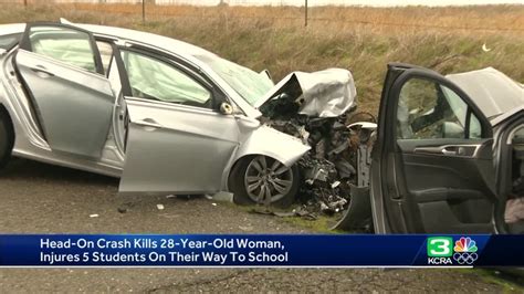 Woman Killed 5 Injured In Sacramento County Head On Crash Youtube