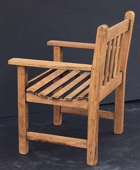Buy teak garden furniture at great prices. English Lister Chair of Teak for the Garden and Patio - The Antique Swan