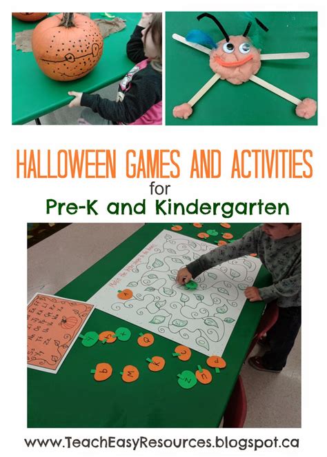 Halloween Games For Kindergarten Kindergarten