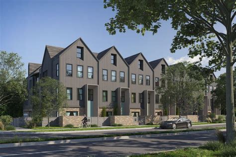Plaza Row Townhomes New Modern Craftsman Style Townhomes Coming To