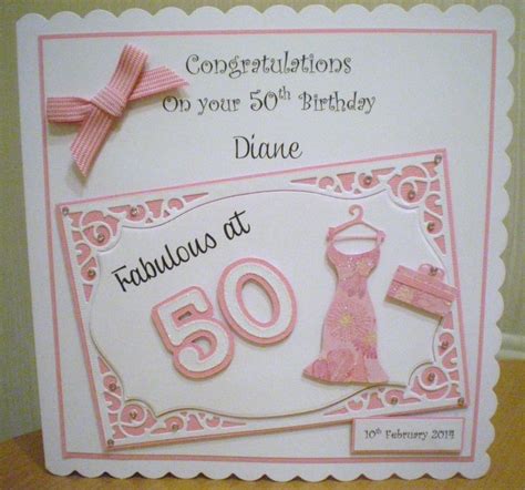 Check spelling or type a new query. Birthday Card Ideas : 50th Birthday using Cricut and Spellbinders | Special birthday cards, 50th ...