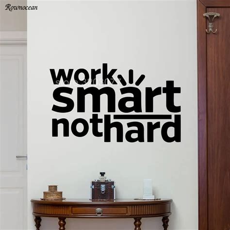 Buy Inspiration Art Quotes Work Smart Not Hard Office