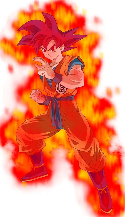 Imagenes De Goku Fase Dios Rojo Pin De Ben Blake En Dragon Ball En
