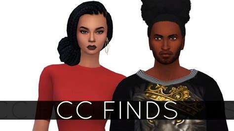 The Sims 4 Cc For Black Sims Youtube