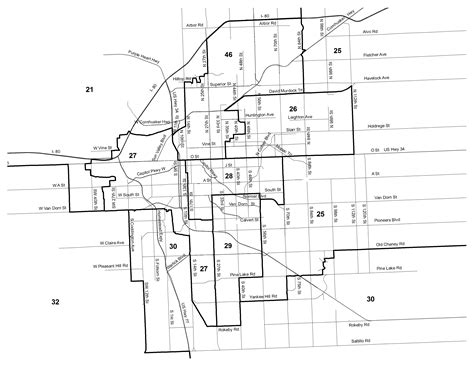 Lincoln Nebraska Zip Code Map Map Vector