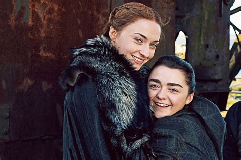 Arya Stark And Sansa Stark Game Of Thrones Season 7 Hd Tv Shows 4k Wallpapers Images