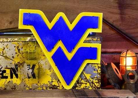 Your West Virginia University Logo Turned Into A Work Of Art Each