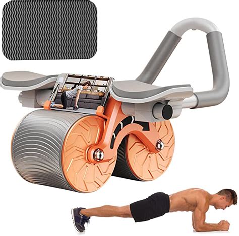 plank ab roller wheel for core trainer for saker automatic rebound abdominal wheel 4d ab