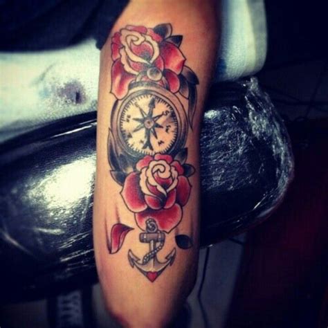 Isla Tattoo Compass Rose And Anchor Tattoo Meaning