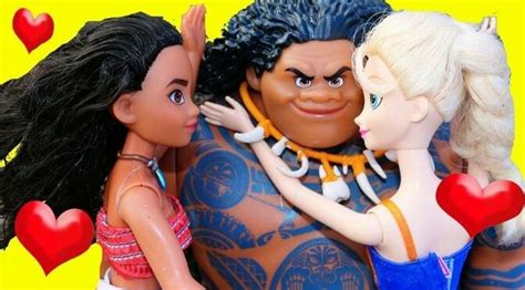 Moana Marries Maui Elsa Wedding Proposal Disney Moana Fa Maui Moana