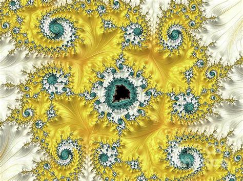 Yellow Spiral Dance By Elisabeth Lucas Fractal Art Math Art Dance Art