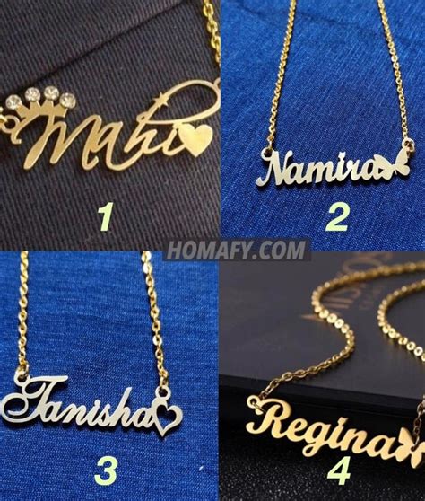 Name Locket Designs In Gold And Fashionable Designs Tempt You Then