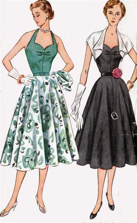 1950s Vintage Sewing Pattern Simplicity 3575 Rockabilly Glam Etsy