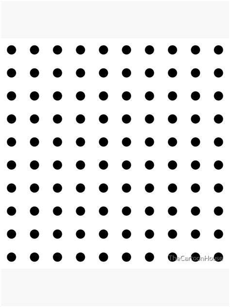 Black And White Polka Dot Design Black Dots On White Background