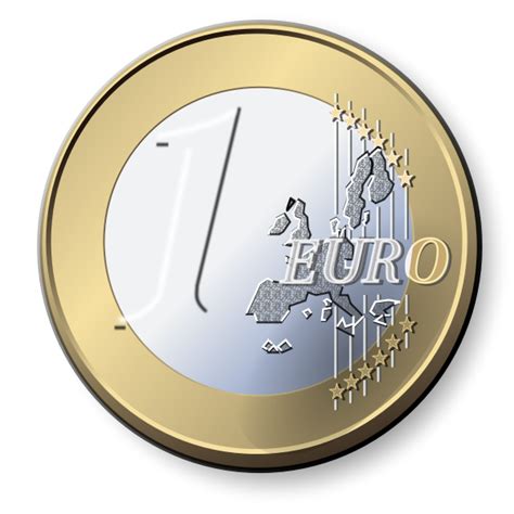 One Euro Coin Vector Image Free Svg