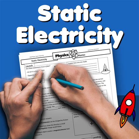 Static Electricity Home Learning Worksheet Gcse Uk
