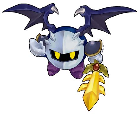 Kby Meta Knight Games Collab By Mikoto Chan On Deviantart Kirby