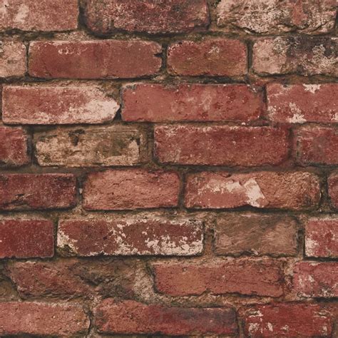 Esplen 10m X 52cm Wallpaper Roll Brick Wallpaper Brick Effect
