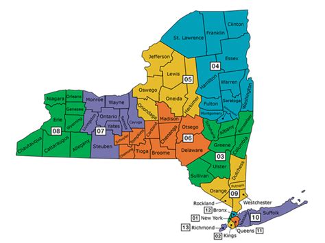 New York Judicial District Map