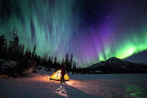 Aurora Borealis In Alaska Photograph By Chris Madeley
