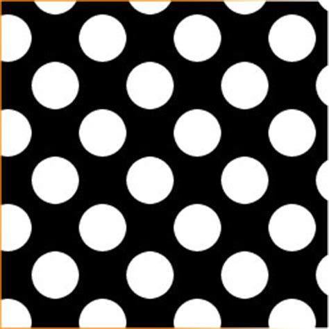 Printed Pattern Permanent Vinyl Black White Polka Dots Print X