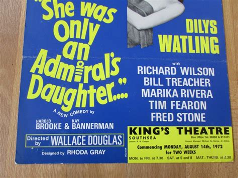 Leslie Crowther She Was An Admirals Daughter 1972 Kings Theatre