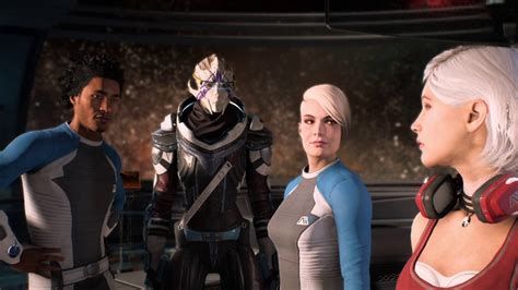 First Tempest Crew Meeting Mass Effect Andromeda Youtube