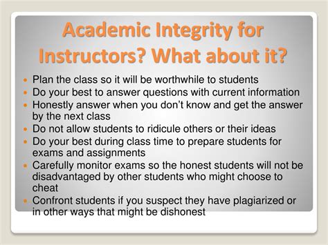 Ppt Academic Integrity Powerpoint Presentation Free Download Id639372