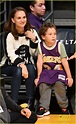 Natalie Portman Brings Son Aleph, 7, to Lakers Game! (Photos): Photo ...