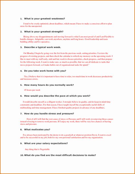 Questions And Answers Template