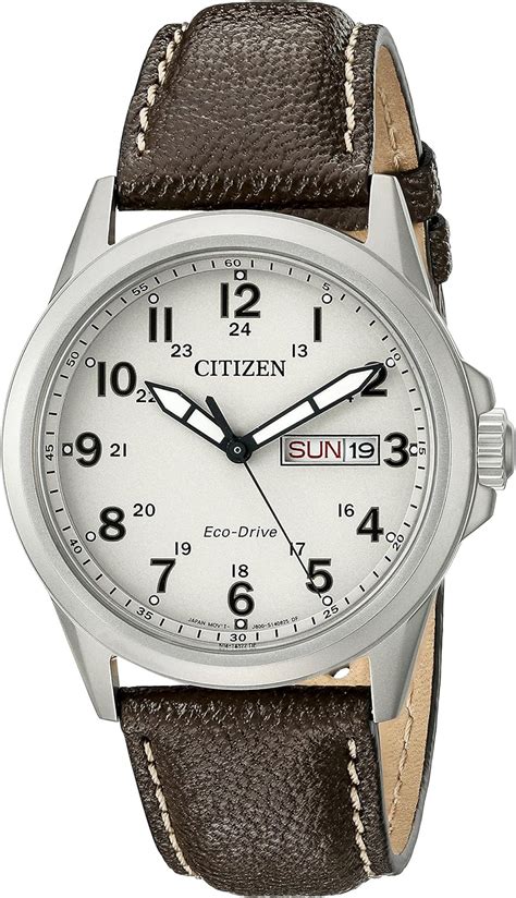 Citizen Mens Sport Aw0040 19x Wrist Watches White Dial Amazonca