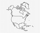 Printable North America Blank Map - Free Transparent PNG Download - PNGkey