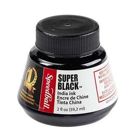Speedball India Ink Super Black Risd Store